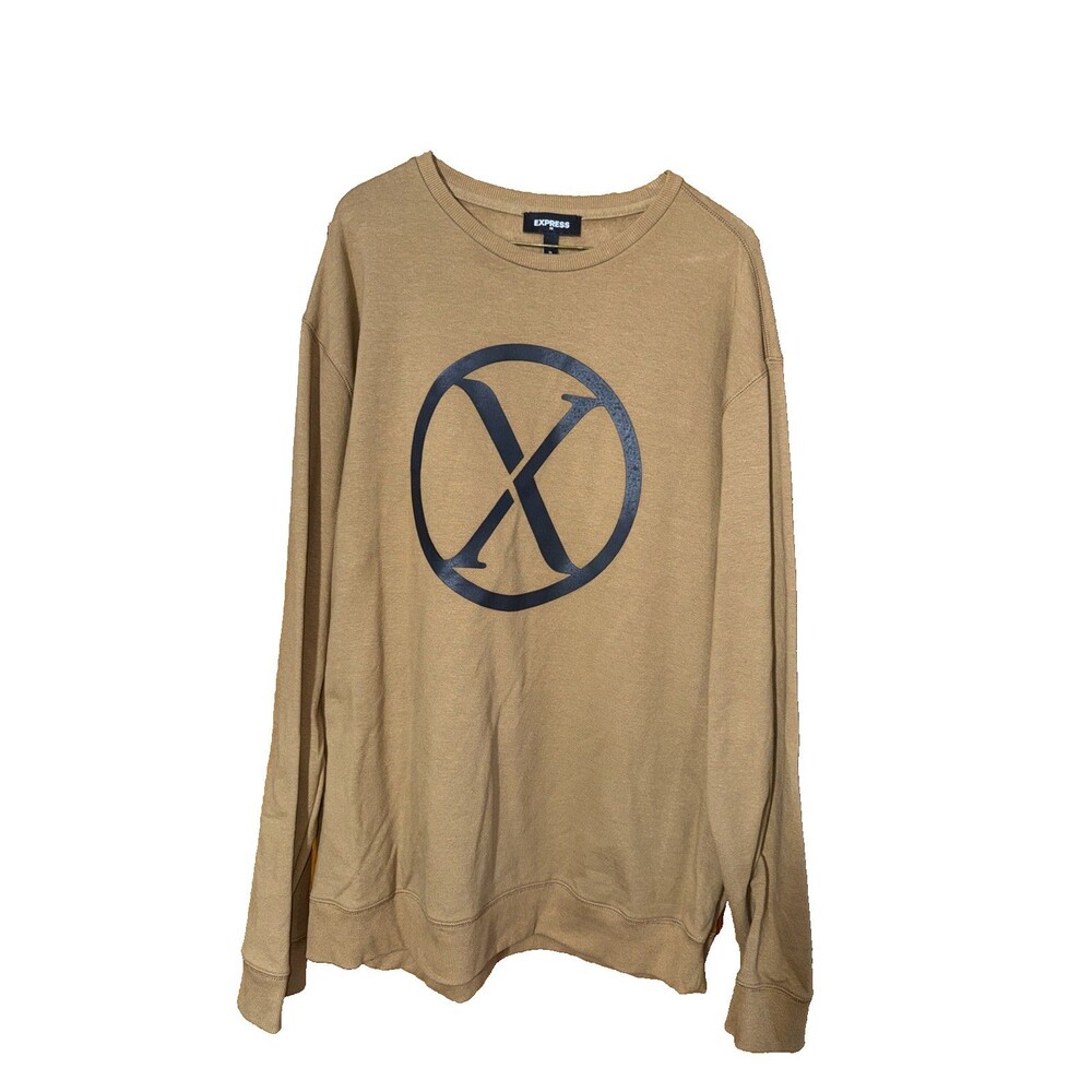 Men’s Brown Express Crew Neck Sz XL NWOT
